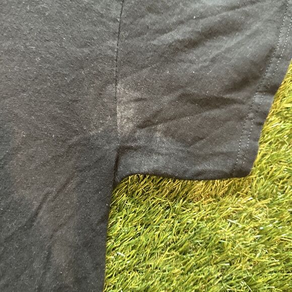 Playboy Shirt Mens Large Black Pink Spell Out Play Mates Bunny Hugh Hefner Tee - Picture 3 of 10